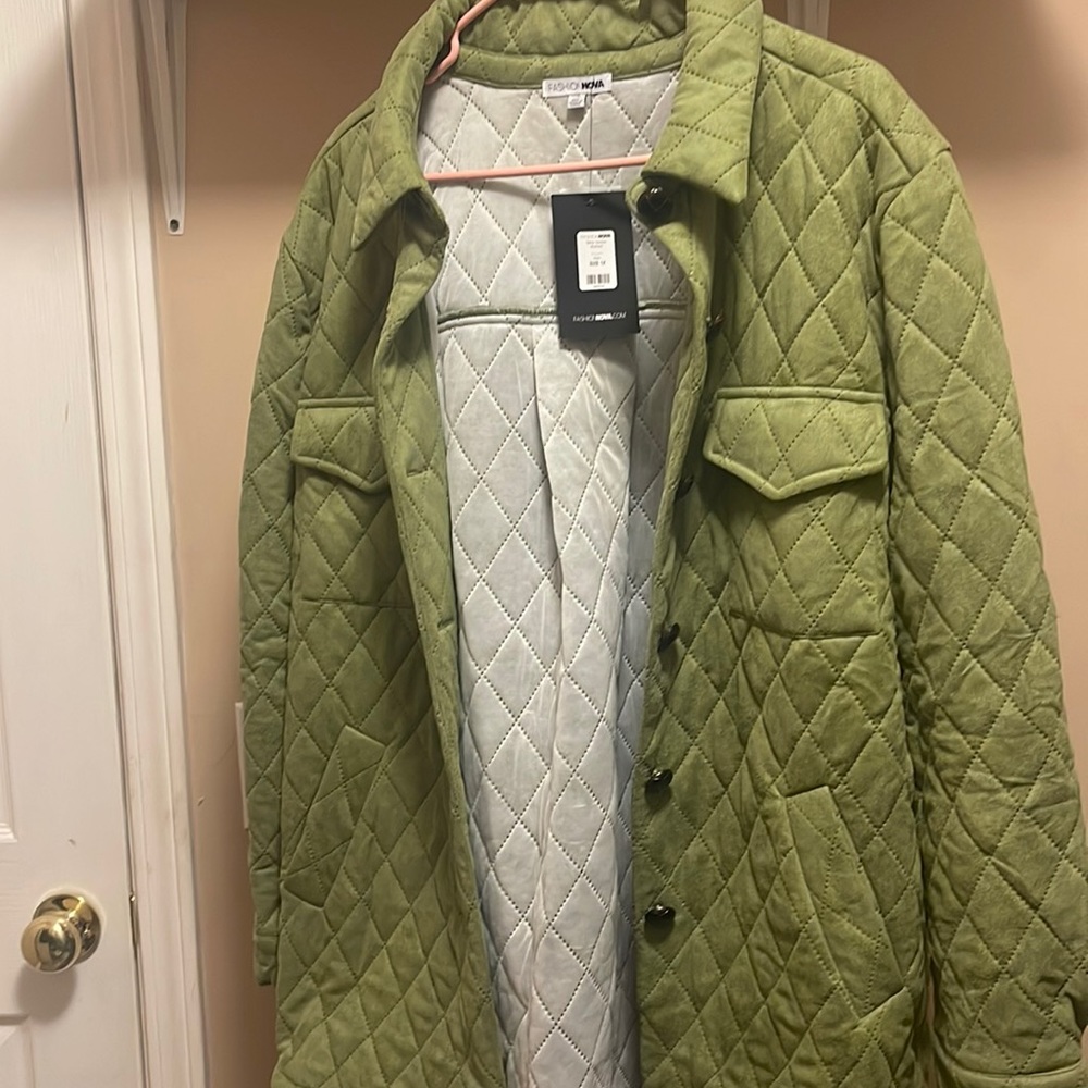Sarai quilted shacket
